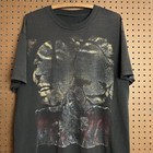 Vintage Bob Marley T-shirt Mens Xl Black Rap Tee Catch A Fire 90s Music Faded