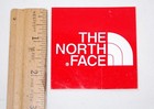 The North Face Red   White Sticker  Decal 2 5 X 2 5  Unused
