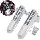 2x Chrome Front Fork Lower Leg Covers Slider For Harley Touring Flhx Flhr Flhtk