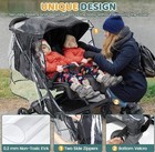 Double Stroller Rain Cover  Universal Stroller Cover For Side By Side