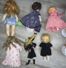 Vintage Lot Of 9 Assorted Small Dolls