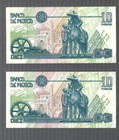 Mexico     1994 Banco De Mexico    10 Pesos    One Note     Lot 1488    High Grade  