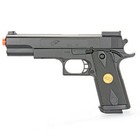 Airsoft Pistol Handgun Government  45 1911 Spring Loaded Gun   Black
