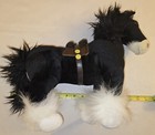 Disney Parks Brave Merida Angus Horse Plush Stuffed Animal Doll 15  Black  white