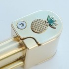 Shaka Pipe Enamel Pineapple Unique Brass All-in-one Stash   Poker Made In Usa