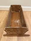 Vtg Handmade Wood Cradle 23x16x10 Wooden Primitive Bed Rocking Antique 