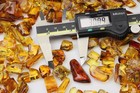 Lot Of 10 Genuine  Baltic Amber Pieces W Fossil Insects