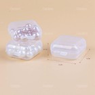 Auear  100 Pack Mini Clear Jewelry Box With Hinged 100 Pack  1 4 X X 0 7 