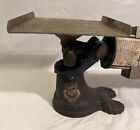 Antique Vintage Pelouze Cast Iron Footed Balance Arm Postal Scale  Chicago Works