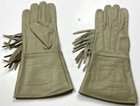 Indian Wars Us Army Cavalry Leather Gauntlets Gloves W fringes-large