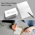 100 Pack Thank You Cards 4x6 Blank Kraft Envelopes Stickers Greeting Notes
