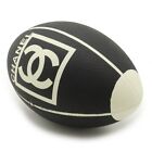 Chanel Sport Line Coco-mark Rugby Ball Only Black Rare First Come First Served