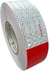 Conspicuity Tape Dot-c2 Approved Reflective Trailer Red White 2   x150    -1 Roll