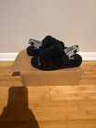 Ugg Australia Fluff Yeah Women s Slide Sandal  Size Us 9- Black