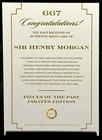 2025 Pieces Of The Past Pirates Sir Henry Morgan Authentic Jumbo Document Relic