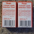 Pentel Red Lead Refill Ppr-5 0 5mm   Ppr-9 0 9mm Mechanical Pencil
