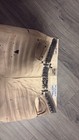 Gallery Dept  Men s Beige Denim Jeans 34x34 Slim Straight 5-pocket Button Logo