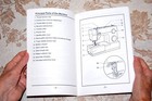Rare Large-print English-edition Instructions Manual  Singer Sewing Machine 44s