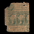 1st Issue 50c Fifty Cent Postage Fractional Currency Note Ag