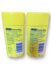 Vtg 1992  2  Arrid Extra Dry Antiperspirant Deodorant Solid Baby Fresh 3oz Rare