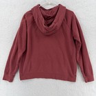 Nike Hoodie Mens Medium Red Pullover Fleece Sweatshirt Swoosh Logo Cotton Jacket