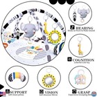 8-in-1 Baby Gym Play Mat  Washable Tummy Time Mat   Activity Gym With Toys
