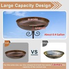 Small Metal Bird Bath For Outdoors  10  Dia Bowl With Stake Birdbaths Garden Yar
