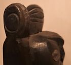 7 1 2  Maori Tiki Vtg Wood Carving Pacific Island God Statue New Zealand Art