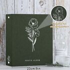 Photo Album Scrapbook 8x10  Linen Hard Cover Archival Acid Free Top Load Pocket 