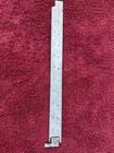 Vintage The L s  Starrett 12 Inch Scale Machinist Ruler No  300 With Stop Leg
