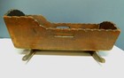 Antique Wood Rocking Crib Circa 1800