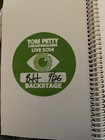 Tom Petty Live 2014 Backstage Itenary Notebook Very Rare Free Shipping
