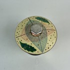 Vtg Baret Ware England Tin Lidded Canister  autumn Leaves  Art Grace 6 