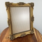 Vintage 8x10 Gold Ornate Baroque Picture Frame  Non-glare Glass
