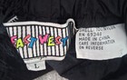 Vintage 90s East West Nylon Windbreaker Track Pants Neon Color Block Large Black