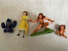 4 Burroughs   Disney Tarzan Pvc Figures Tarzan Jane Terk Young Tarzan