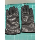 Thinsulate Black Leather Gloves Insulated 40 Gram Thermal Winter Medium Women s