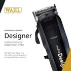 Wahl Professional Cordless Designer Clipper With 90  Minute Run Time 8591 -black