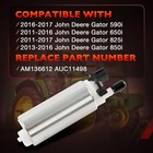 Fuel Pump Regulator Kit Am136612 For 11-17 John Deere Gator 590i 625i 825i 850i