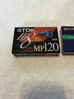 Lot Of 2 8mm Camcorder Video Tapes New   Sealed Tdk Mp 120   Sony Hi8 Hmp Camera