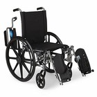 Medline Basic Lightweight Wheelchair With Swing-back Desk-length Arms 16x18 Seat