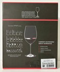 New  Riedel Vinum Cabernet Sauvignon Merlot Bordeaux Red Wine Glass Set Of 2