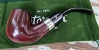 Peterson Jekyll   Hyde Rusticated Bent Billiard  xl90  Fishtail Pipe - New
