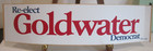 Vtg Re-elect Marilyn Goldwater Political Bumper Sticker  14 3 4  Unused   1980 s