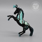Custom M1 Fighting Stallion Stablemate Breyer - With Magnetic Antlers - 1 32
