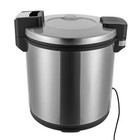 Electric Rice Warmer Heavy Duty Soup Cooker Stainless Steel Restaurant Canteen 