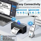 Label Printer 4x6 Bluetooth usb Thermal Label Printer  30 Free Shipping Labels