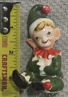 Vintage Norcrest Christmas Pixie Elf Ceramic Figurine Model  f417