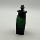Colgate   Company Antique Green Glass Smelling Salts Or Perfume Bottle Rare