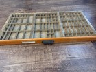 Hamilton Mfg Co Wood Letterpress Type Case Drawer Printer s Vintage Storage Tray